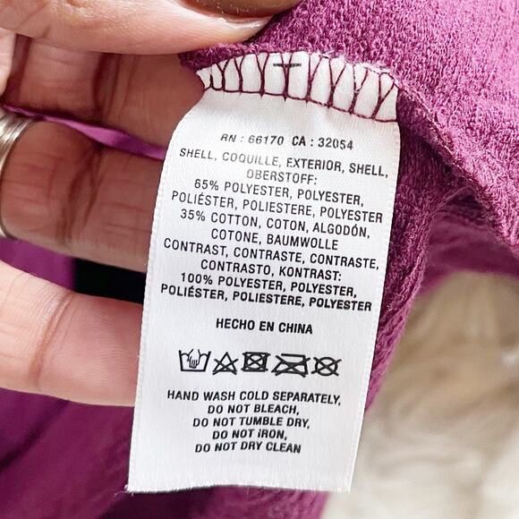 Anthropologie Women's Maeve Textured-Sleeve Top in Purple‎ Size XSP - Picture 3 of 6